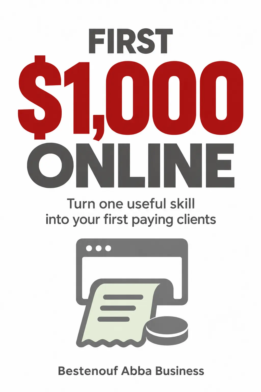 First $1,000 Online ebook cover